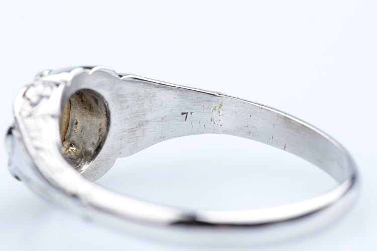 Bague 63 Bague diamant 0,25 ct en or blanc – travail ancien 58 Facettes BGDOC626-107