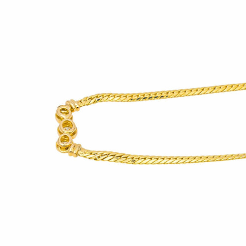 Collier Collier Trilogie Or jaune Diamant 58 Facettes 2600685CN