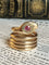 Bague 64-65 Bague ancienne serpent enroulé sertie de rubis et diamants en or rose 18k 58 Facettes