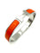 Bracelet HERMES. Collection "Clic H", bracelet argenté 58 Facettes