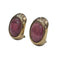 Boucles d'oreilles Boucles d'oreilles en tourmaline rose et or jaune 18 carats 58 Facettes PE723