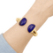 Bracelet Bracelet jonc, or jaune et lapis-lazuli. 58 Facettes 34603
