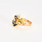 Bague 53 Bague fleur en or jaune, diamants et émail 58 Facettes 1-0000100/1