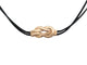 Collier collier FRED chance infinie or rose ras du cou cordon choker 58 Facettes 247059