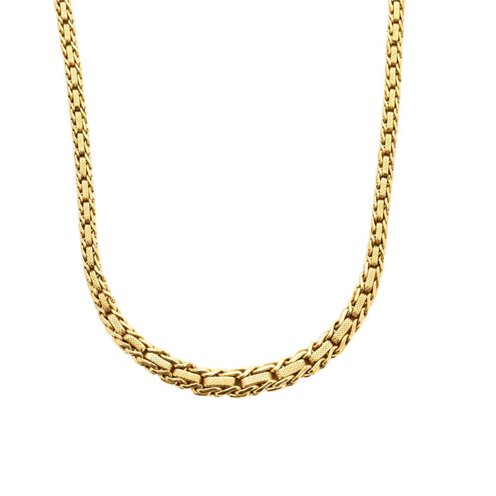 Yellow gold necklace