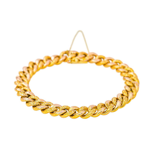 Bracelet Bracelet Maille Gourmette  Or rose 58 Facettes 4651158CN