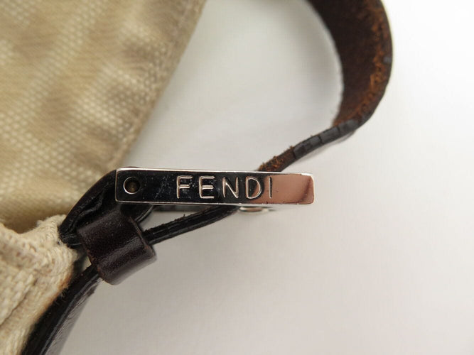 sac a main FENDI baguette en toile jacquard ff zucca beige 26424 hand bag 58 Facettes 270643