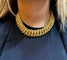 Collier Collier maille américaine en or jaune 18 carats 58 Facettes
