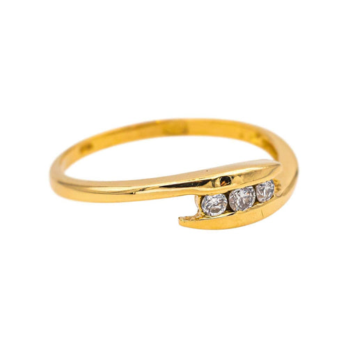 Bague 53 Bague Trilogie  Or jaune Diamant 58 Facettes 4719579CN