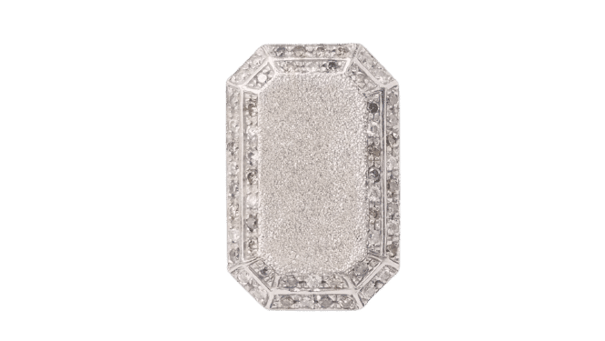 Bague 45.5 Bague Carolina BUCCI en or blanc et diamants 58 Facettes 32862