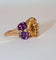 Bague 54 Bague Papillon citrine, améthystes, diamants 58 Facettes 469