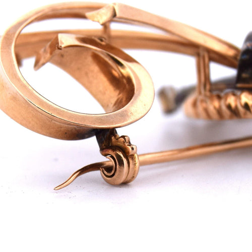 Broche Broche rétro en diamant 58 Facettes