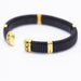 Bracelet Bracelet semi-rigide en or et émeraudes 58 Facettes D359338RB