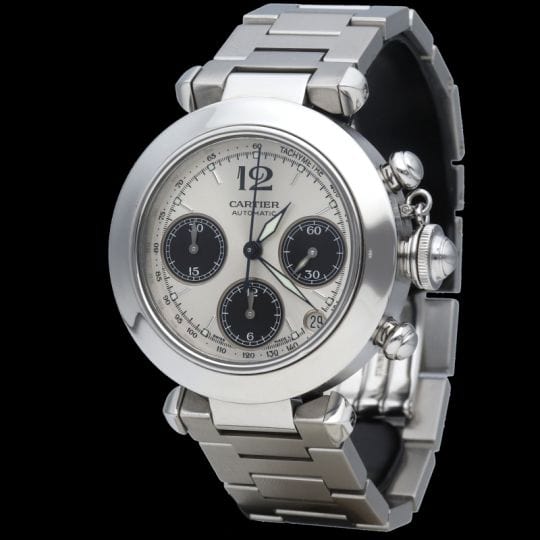 Montre Cartier Montre Pasha Chronograph 58 Facettes MT40773