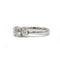 Bague 55 Bague Trilogie - Or blanc et diamants 58 Facettes 1082