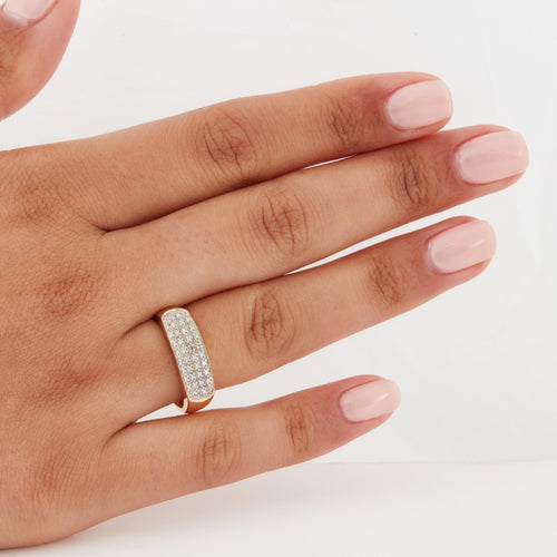 Bague 56 Bague Or 18 Carats et Diamant 58 Facettes RÉF 9102/17