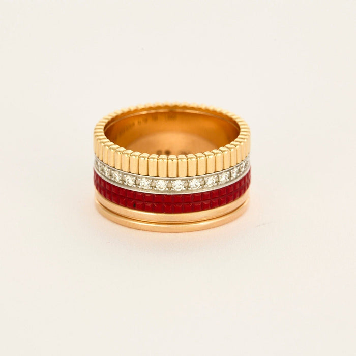 Bague 60 BOUCHERON- Quatre Red édition large modèle 58 Facettes AB67