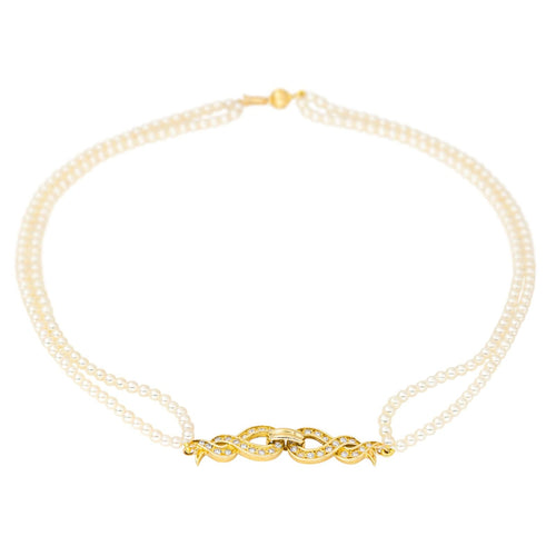 Collier Collier Or jaune Diamant 58 Facettes 3951649CN