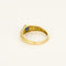 Bague 51 Bague en or jaune, saphir et diamants 58 Facettes HOU5591