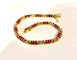 Bracelet Bracelet en or jaune, rubis calibrés et diamants 58 Facettes AB620