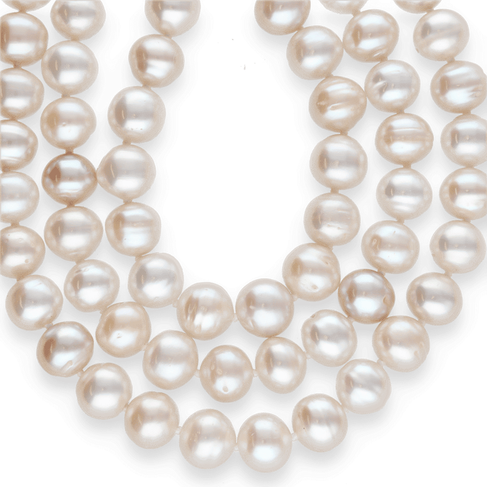 Halsketting met Japanse gekweekte parels