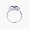 Bague 53 Bague style Art Déco Saphirs Diamants 58 Facettes