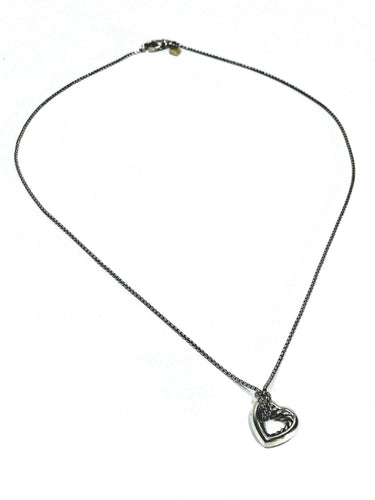 Collier David Yurman - Collier Argent Modèle Coeur 58 Facettes