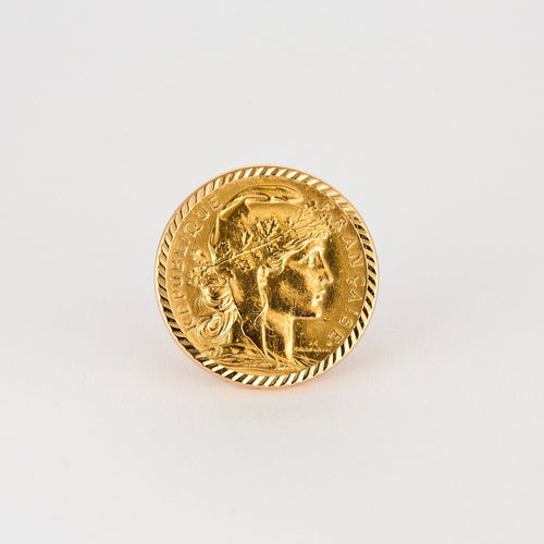 Bague Bague Napoléon or jaune 58 Facettes