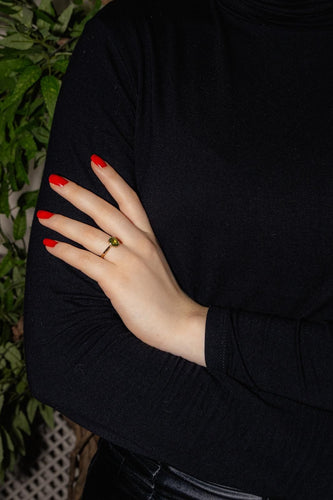 Bague 53 Bague  Or rose Péridot 58 Facettes 4947320RV