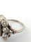 Bague Bague en or blanc avec saphir Celyon et diamants taille Ancienne Mine 58 Facettes