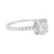 Bague 54 Bague solitaire diamant 1,53 carat. 58 Facettes 31806