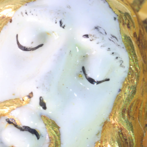 Pendentif Pendentif de dévotion Renaissance, vers 1580 – Christ en émail sur agate rubanée 58 Facettes 25114-0064