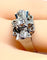 Bague 52.5 Bague or blanc et diamants, vers 1930 58 Facettes AB451