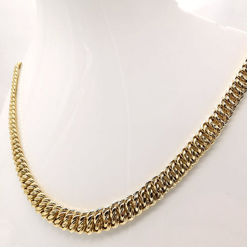 Collier Collier maille américaine or jaune 58 Facettes