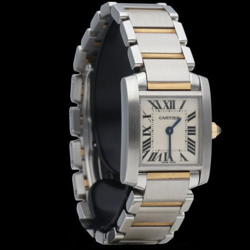Montre Cartier Montre Tank Francaise Pm 58 Facettes MT40801