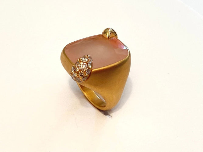 Bague 54 POMELLATO - Bague Portrait en Or Rose 58 Facettes