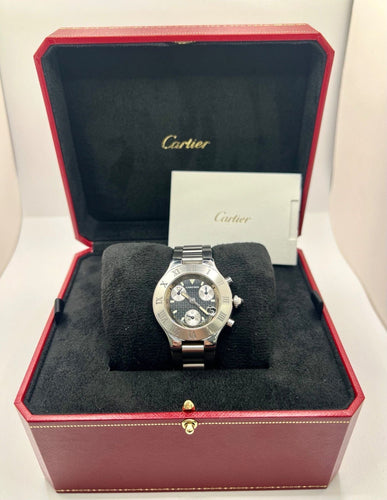 Montre Cartier 21 Chronoscaph 58 Facettes