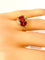 Bague 53 Bague en or jaune en rubis et diamants 58 Facettes AB607