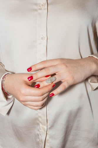 Marquise-Ring Roségold Diamant, Diamanten 