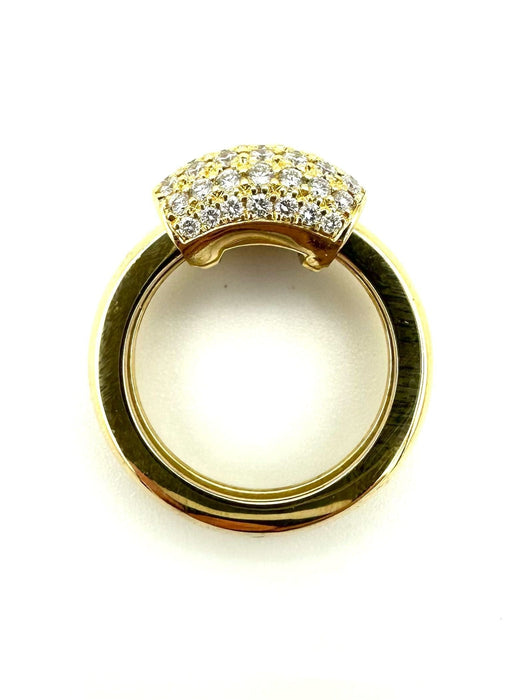 Bague 51 PIAGET. Collection "Dancer", bague or jaune 18K et diamants 58 Facettes