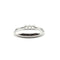 Bague 55 Bague or blanc 18 carats sertie de 3 diamants naturels 58 Facettes
