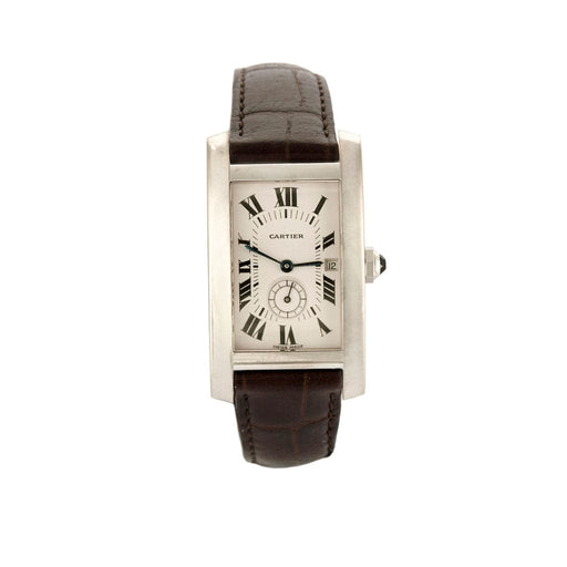 Montre CARTIER - Tank Américaine - Montre or gris 58 Facettes 240814