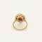Bague 55.5 Bague en Or blanc & jaune 18k Rubis 58 Facettes PON0040
