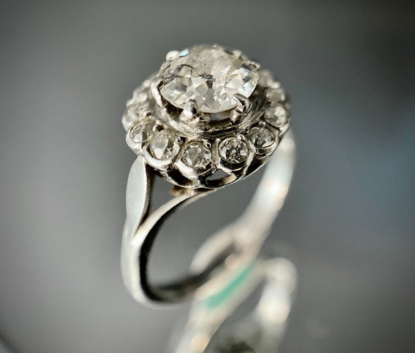 Bague 58 Bague marguerite 58 Facettes