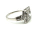 Bague 58 Bague Art-Déco, platine et diamants 58 Facettes