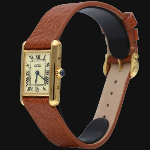 Montre Cartier Montre Tank Vermeil 58 Facettes MT43331