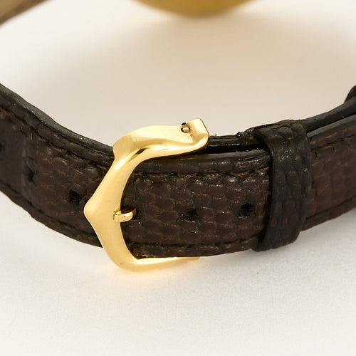 Montre CARTIER - Montre Modèle Vendôme Must en argent plaqué or cadran "deux tons" gris et blanc 58 Facettes