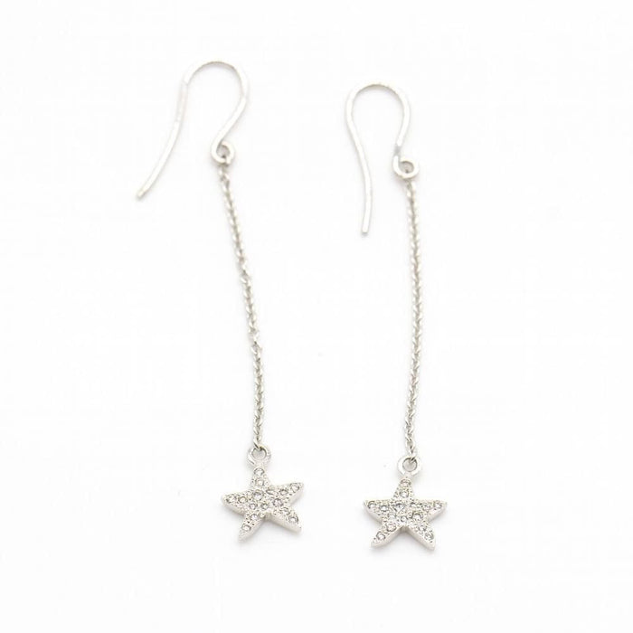 Boucles d'oreilles Boucles d'oreilles DODO STAR en or blanc, diamants 58 Facettes D363550SO