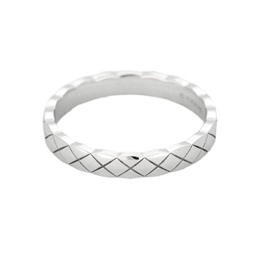 Bague 58 CHANEL - Bague Coco Crush mini modèle en Or blanc 18k 58 Facettes 58FC17-4