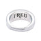 Bague 51 Bague Fred, "Success", en or blanc et diamants. 58 Facettes 33441